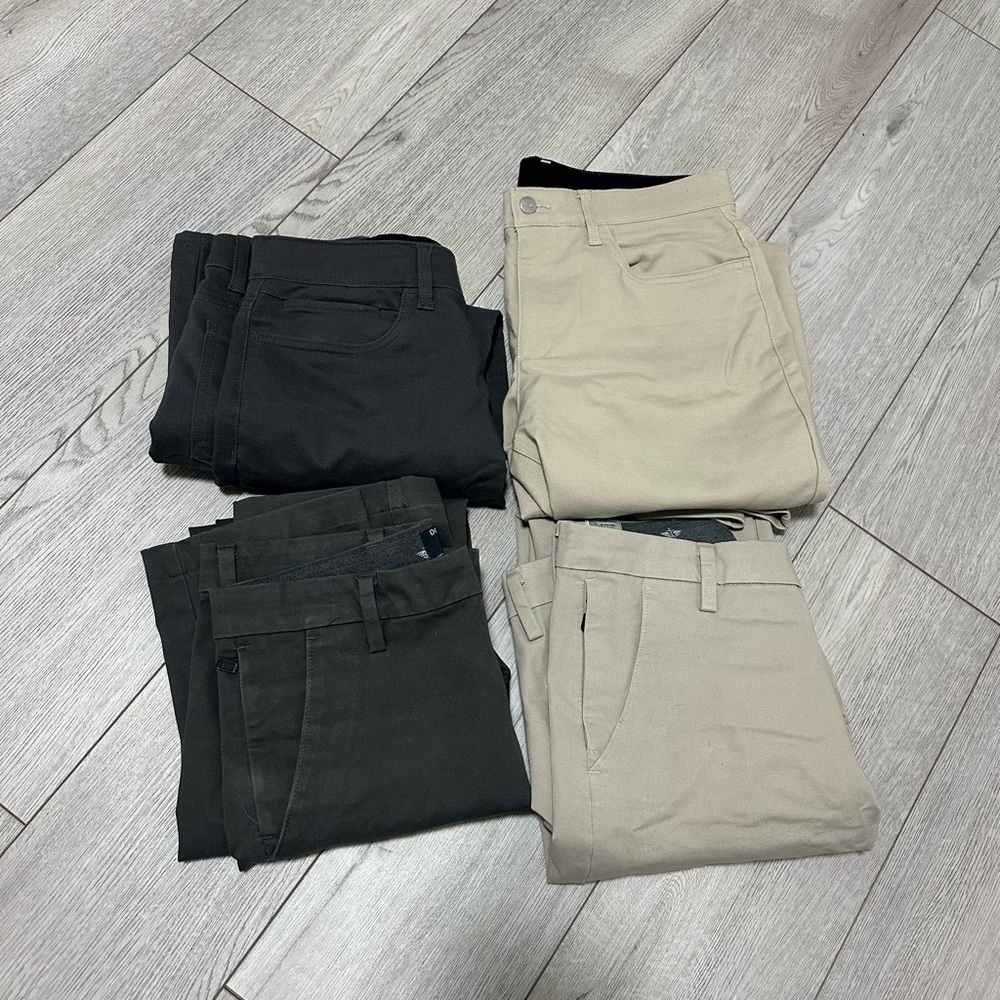 FOUR - Lot of 4 - Men’s business casual pants / chinos
